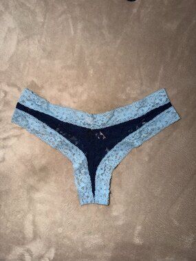 Sexy sheer lace cheeky/thong panties, size S